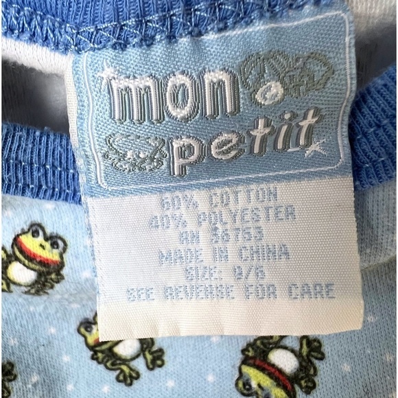 3/$10 Mon Petit  6-9 month bodysuit - Picture 4 of 4